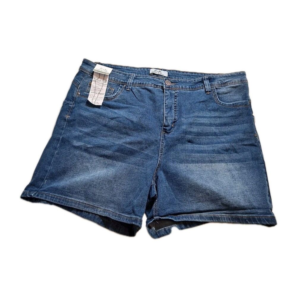 H+H Harmony & Havoc Denim Shorts Womens 22W Countour & Lift Jean Extreme Stretch